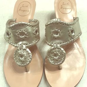 Jack Rogers Sandals  Size 7 slight wedge heel.